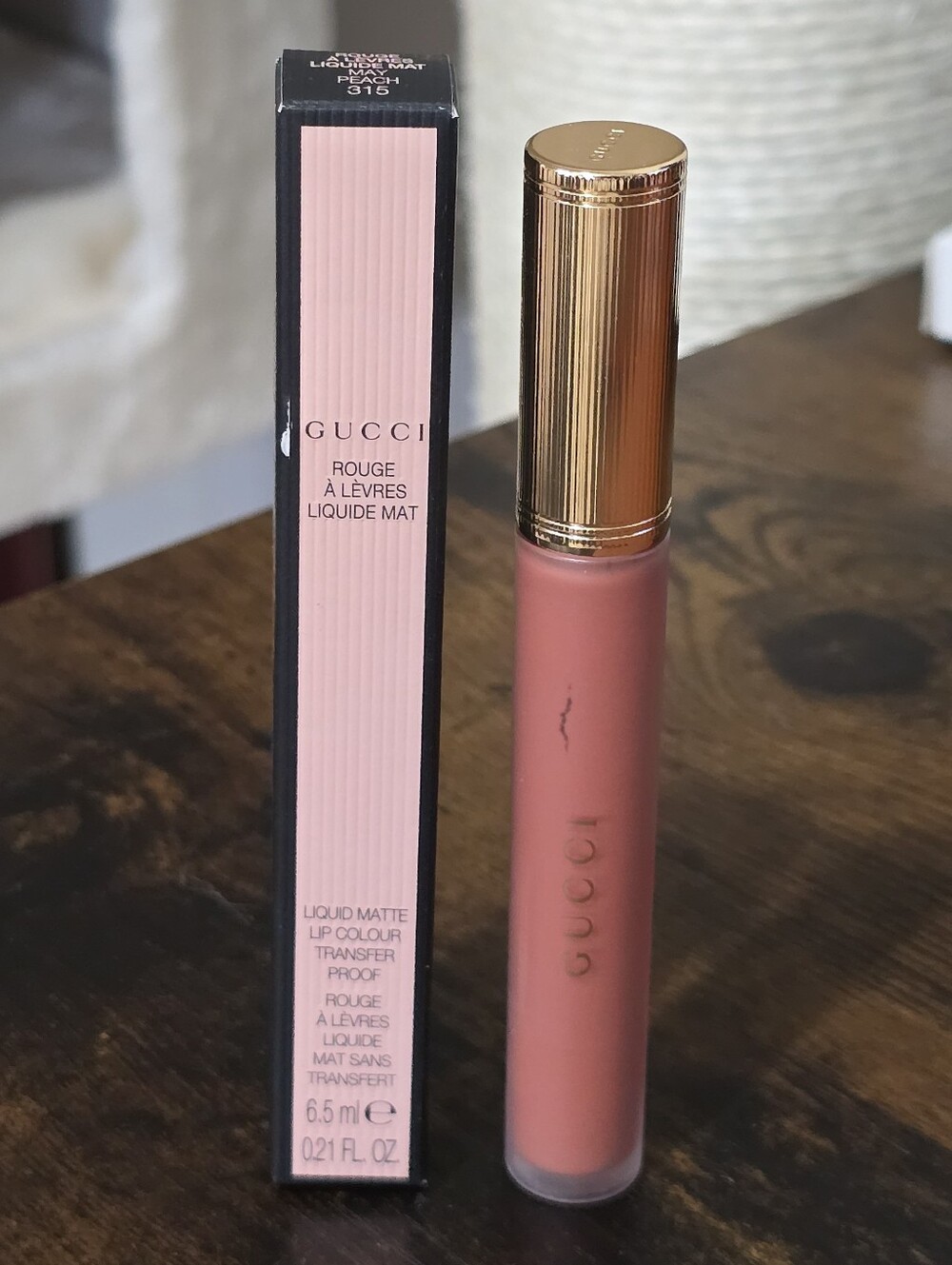 Gucci Liquid Matte Lipstick - May Peach - Picture 4 of 7